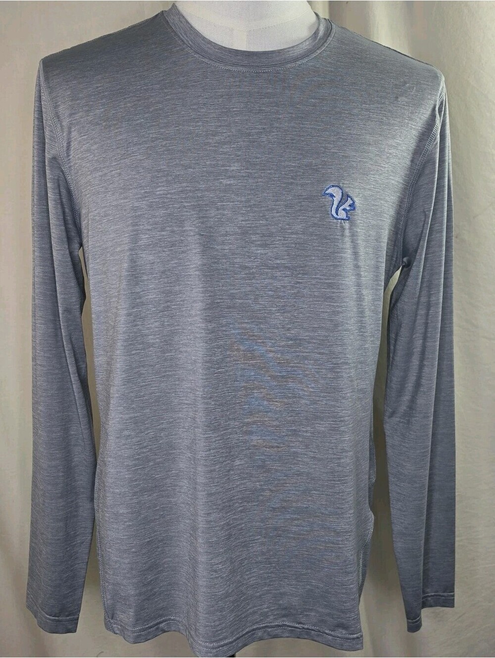 Greyson Performance Long Sleeve Tee M Grey Heather brrr°